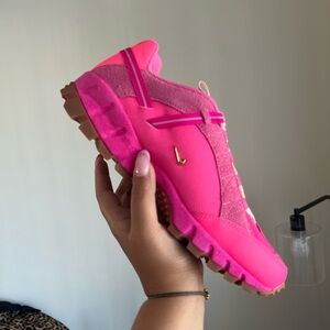 Jacquemus Vibrant Pink Sneakers